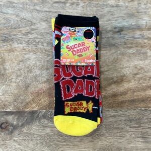 5/$20 NEW 3Pk Men's Sugar Daddy Candy Socks